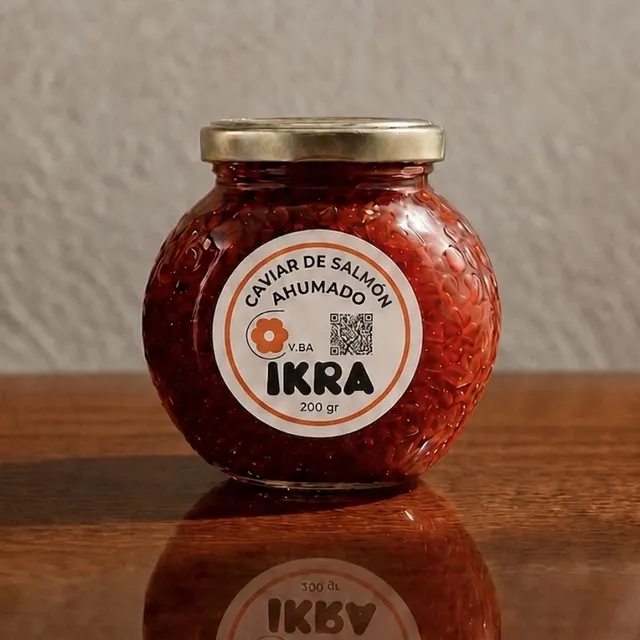 КОПЧЕНАЯ ИКРА сёмги - 200гр