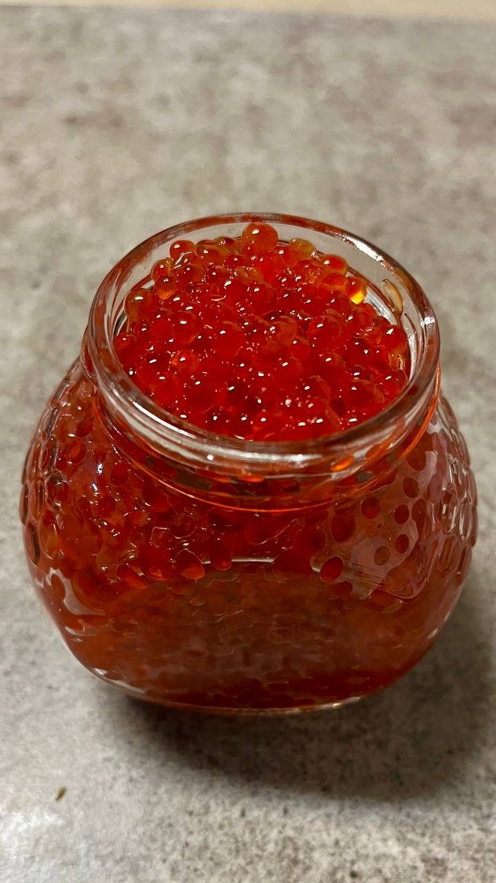 Caviar rojo de trucha